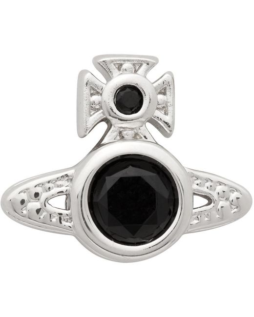 Vivienne Westwood Silver Black London Orb Single Stud Earring In Metallic For Men Lyst Vivienne Westwood Silver Black London Orb Single Stud Earring In Metallic For Men Lyst