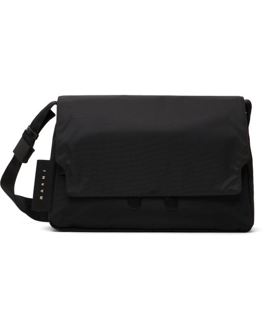 メンズ Marni ブラック Cordura Cityscape クロスボディバッグ Black