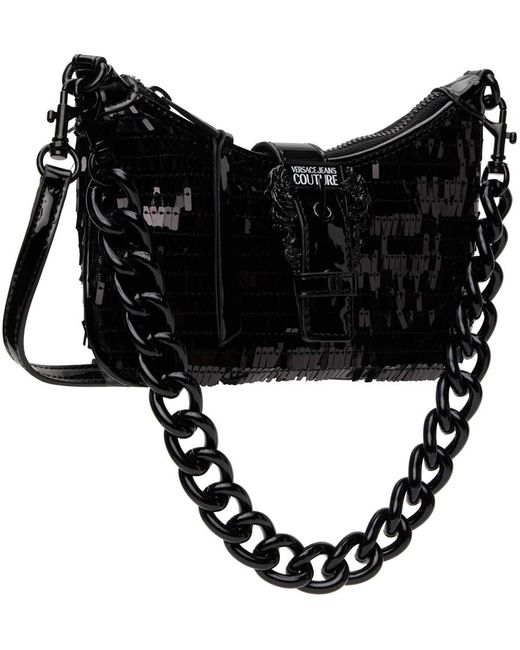 Versace Black Sequinned Bag