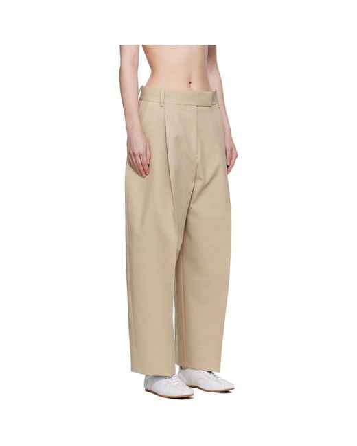 Studio Nicholson Natural Nasser Trousers