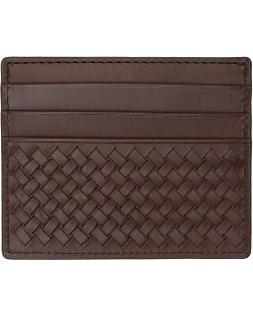 Dragon Diffusion Brown Interlaced Card Holder