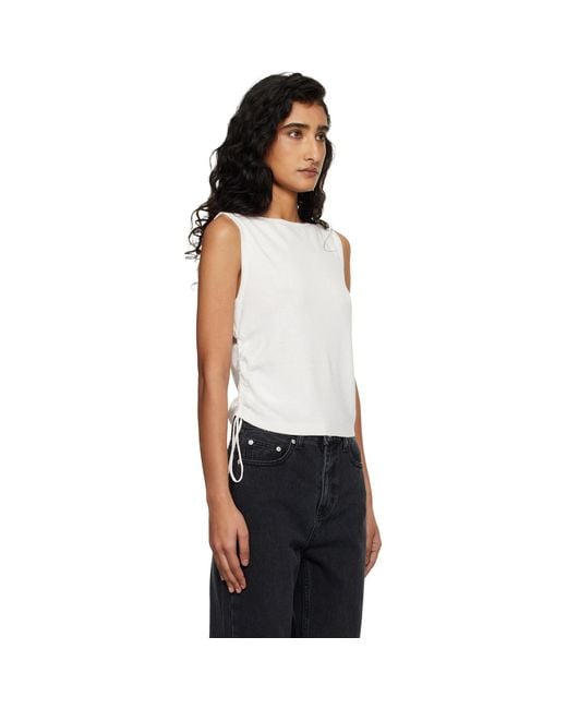 DUNST Black Off- Layering Knit Tank Top