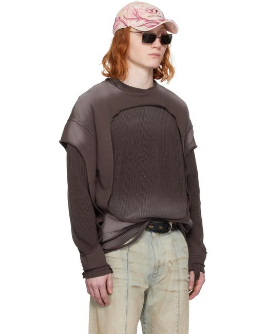 DIESEL Brown K-osbert Sweater for men
