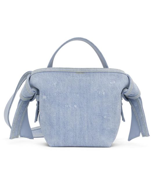 Acne Blue Mini Musubi Shoulder Bag
