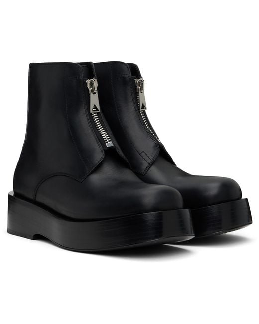 Bottega Veneta Black Torino Ankle Boots for men