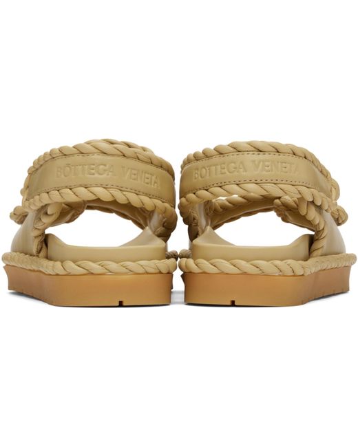 Bottega Veneta Black Jack Flat Sandals
