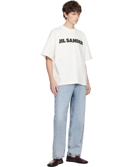 メンズ Jil Sander ブルー ルーズジーンズ Blue