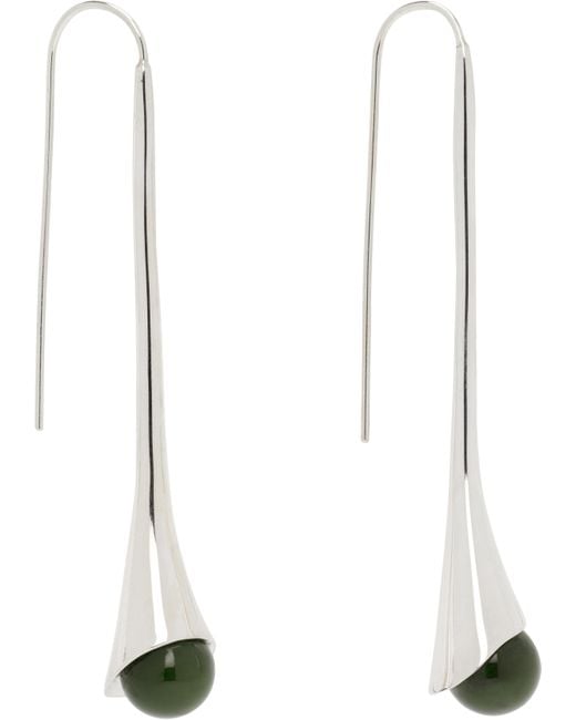 Sophie Buhai White Jade Vienna Earrings