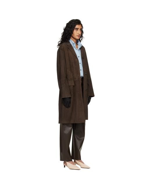 Max Mara Black Ortensia Suede Jacket
