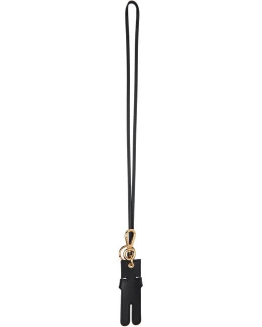 Jacquemus Black La Croisière 'The Amico' Keychain for men