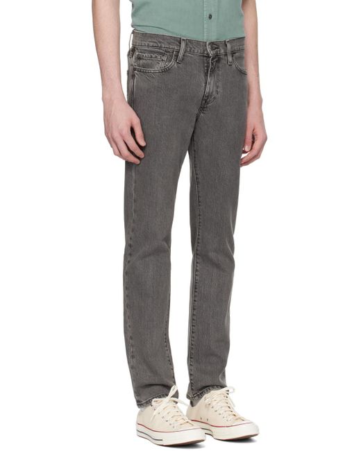 Levi's Black Gray 511 Jeans for men