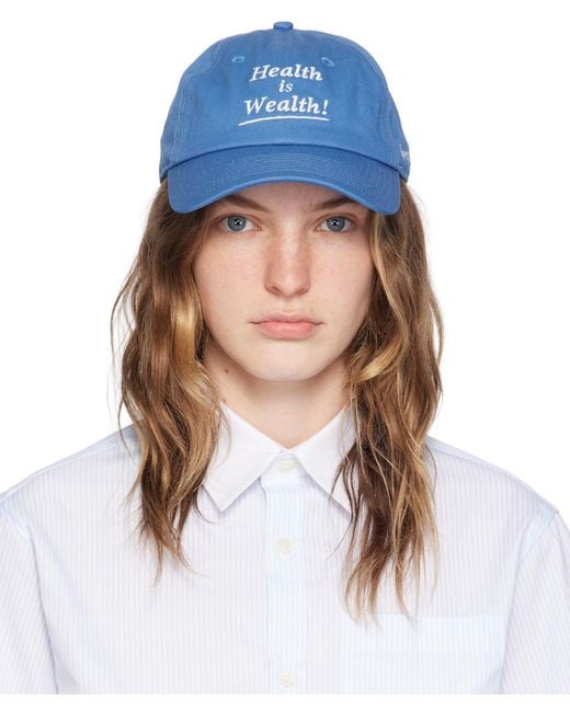 【Sporty&Rich】HEALTH キャップ Health is Wealth Hat - Team Blue/White – Sporty & Rich