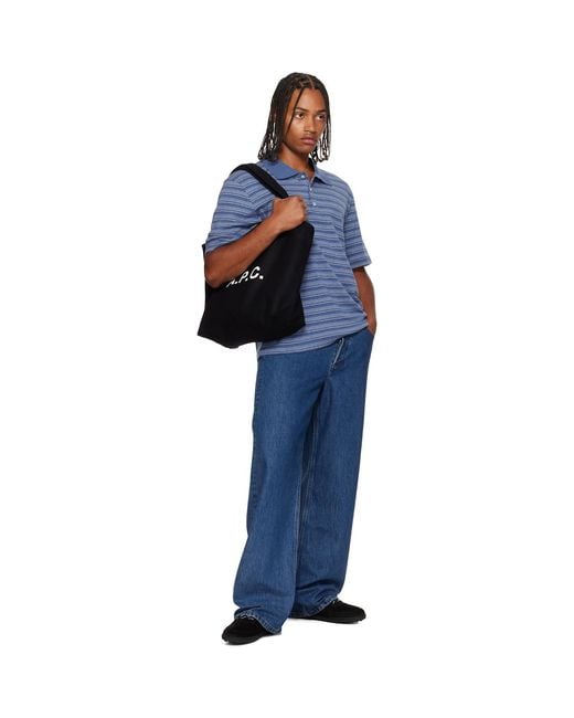 A.P.C. Black Ninon Tote for men