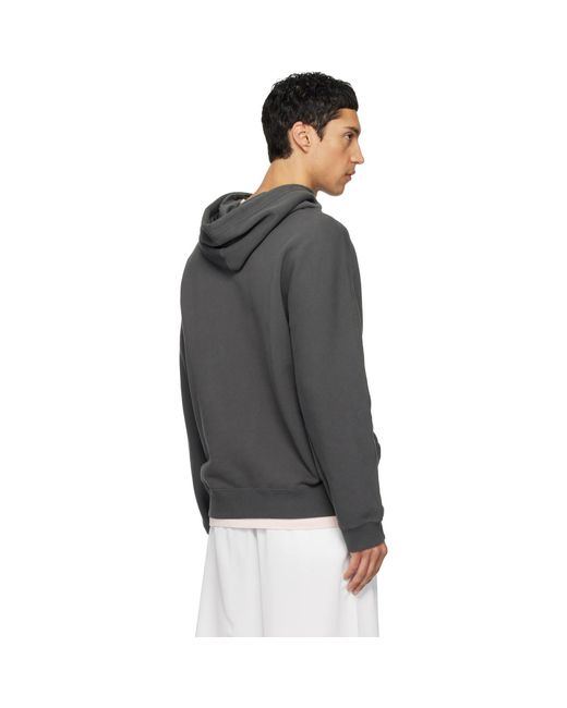 Courreges Black Oversized Hoodie for men