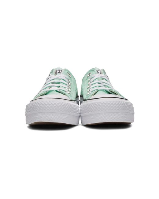 grey and mint converse