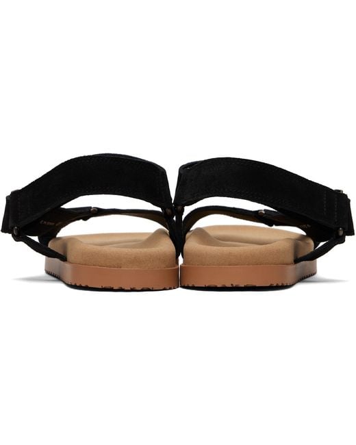 DSquared² Black Suede Sandals for men