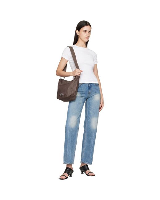TONYWACK Blue Low-Rised Straight Classic Jeans