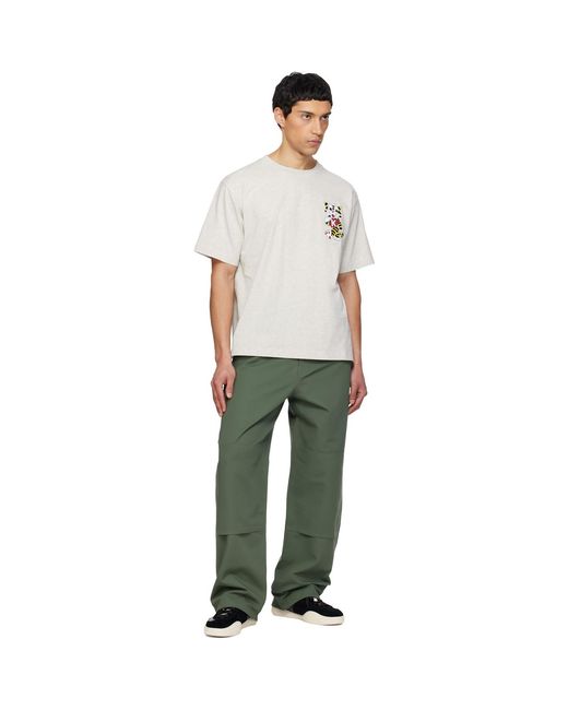 KENZO Multicolor Paris Wild Tiger' Embroidered Oversized T-Shirt for men