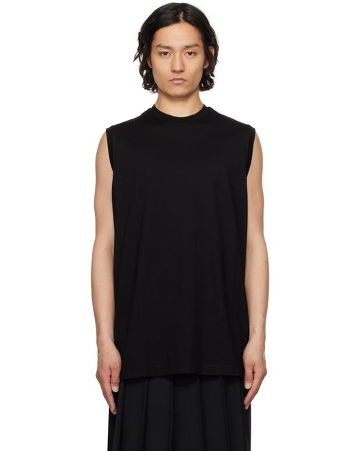 メンズ Julius ブラック Cotton Sz Jersey ノースリーブTシャツ Black