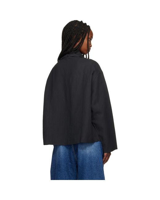Studio Nicholson Blue Colt Blouse