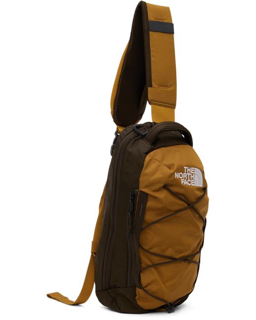 The North Face Black Brown Borealis Sling Backpack