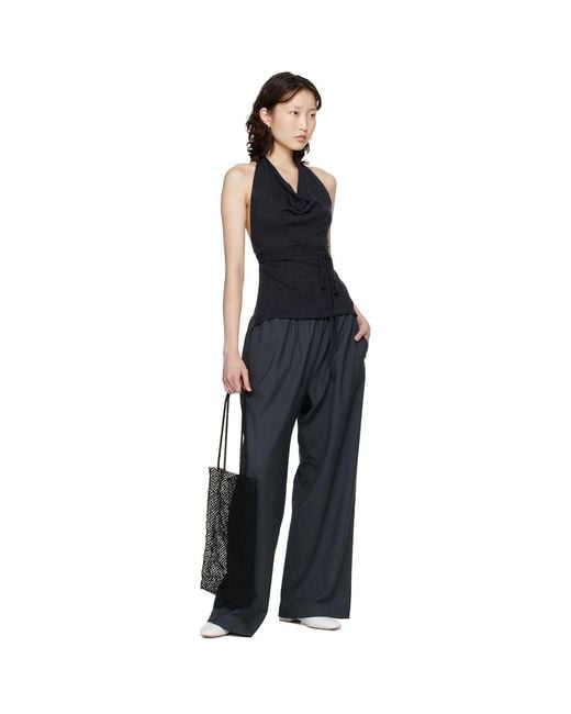 Cordera Black Handmade Beaded Tote