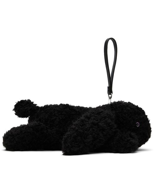 Im Sorry by Petra Collins Black Ssense Exclusive Jennyfax Edition Faux-Fur Bag