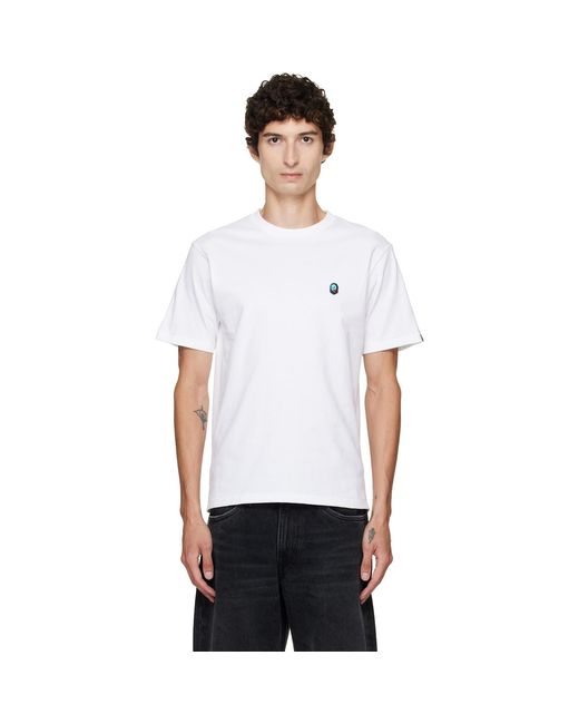 A Bathing Ape White Ape Ghost One Point T-Shirt for men