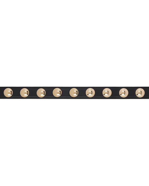 Khaite Black Benny With Studs Belt