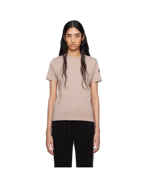 Moncler Black Pleated T-Shirt