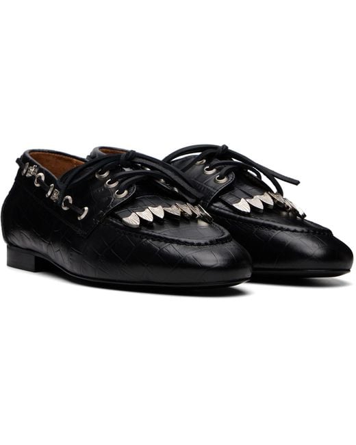 Toga Black Aj1511 Loafers