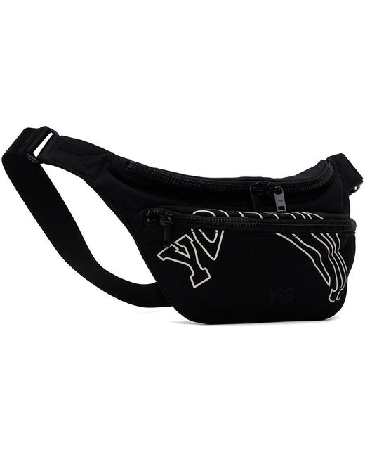 Y-3 Black Morphed Pouch for men