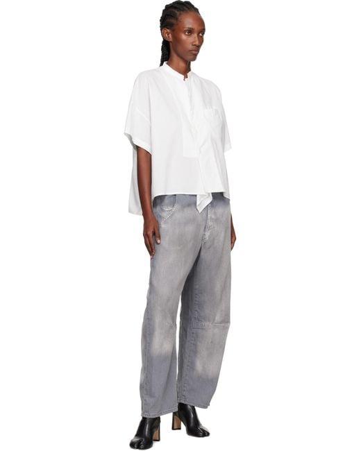 Y's Yohji Yamamoto Black U-Wide Jeans