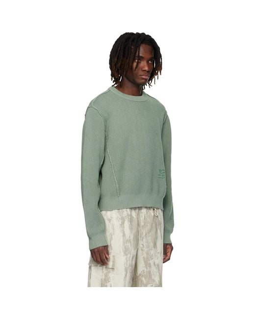 RCOS Green Sequoia Knit Sweater for men