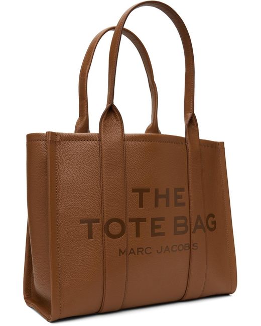 Marc Jacobs Brown 'the Leather Large' Tote