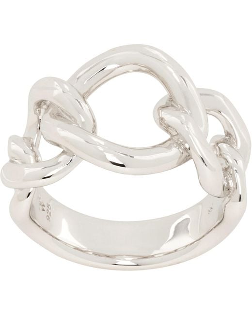 Tom Wood Metallic River Ring for men