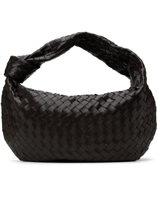 Bottega Veneta ブラウン スモール Jodie バッグ Black