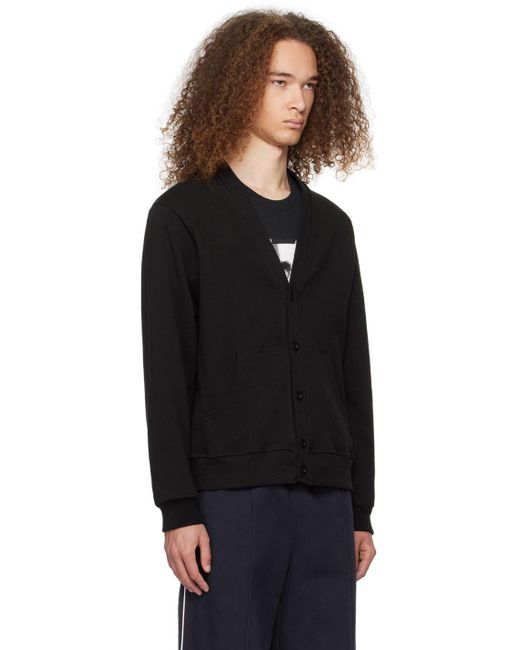 Noah NYC Black The Cure Patch Cardigan for men