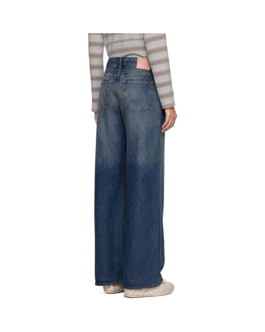 Acne Blue 2009F Straight-Leg Jeans