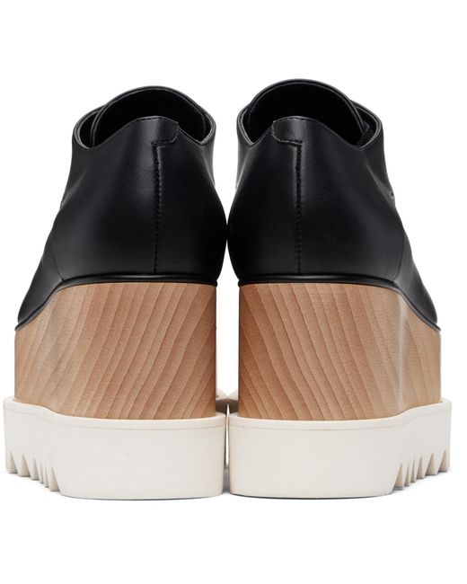 Stella McCartney Black Elyse Platform Derbys