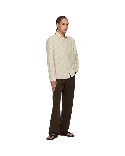 The Row Black Burt Trousers for men