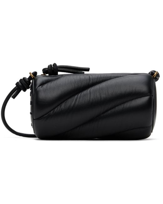 Fiorucci Black Mella Leather Bag for men