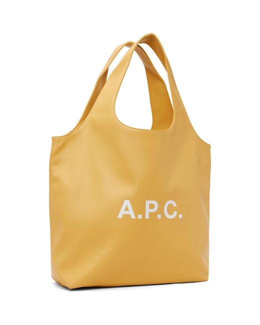 A.P.C. Yellow Ninon Tote for men