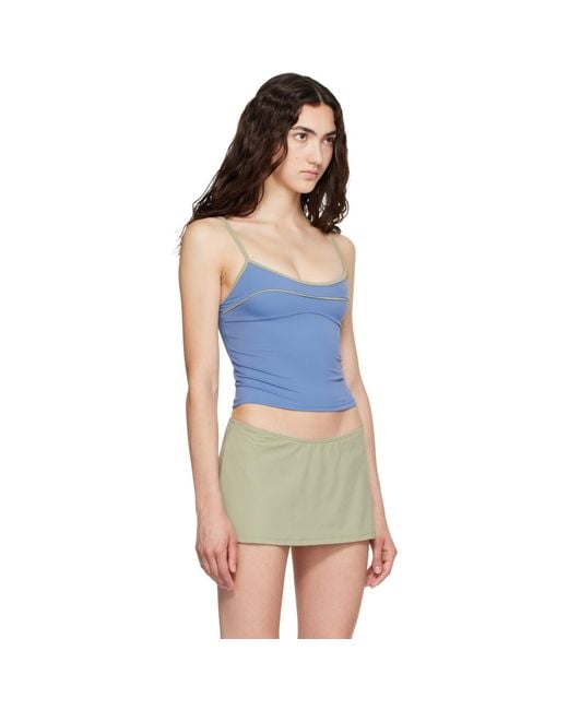 Fruity Booty Blue Reef Tankini Top