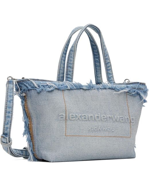 Alexander Wang Blue Punch Small Fray Tote