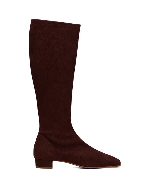 By Far Brown Edie Nubuck Knee-High Boots