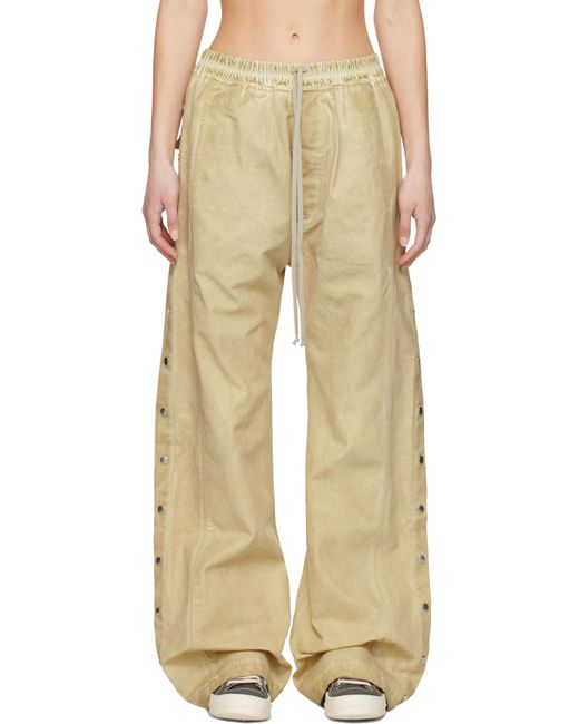 Rick Owens ベージュ Hollywood Pusher ラウンジパンツ Natural