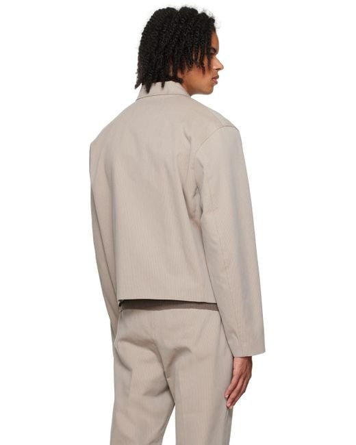 Our Legacy Multicolor Taupe Mini Jacket for men