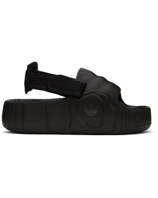Adidas Originals Black Adilette 22 Xlg Slides