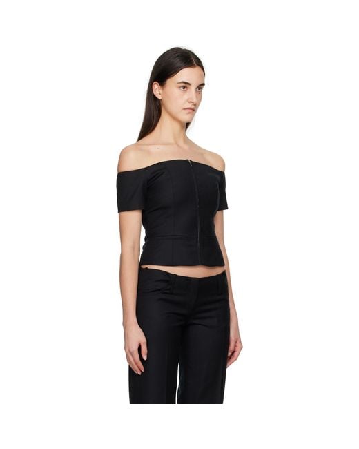 AYA MUSE Black Vesta Top